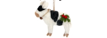 Cow with Holly and Bell