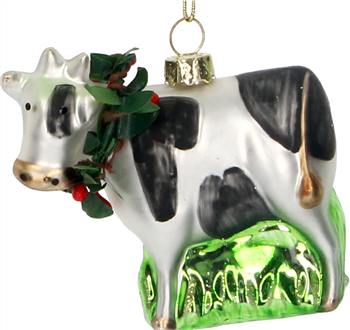 Cow (painted glass)
