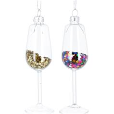 Confetti Sequin Wine Glass