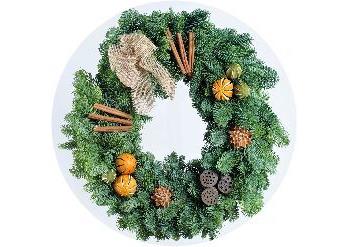 Christmas Cracker Wreath - 12"