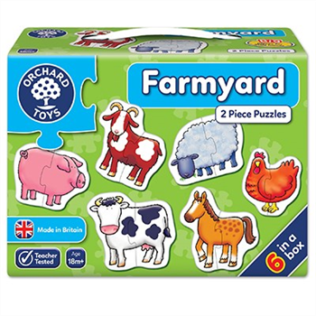 Farm Animals Jigsaw Puzzles in a Box