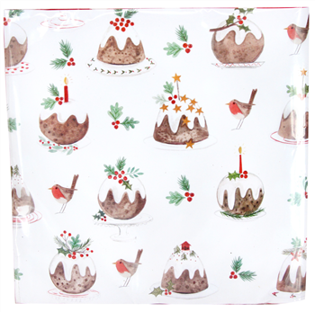 Christmas Pudding Paper Napkins