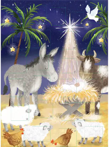 Farm Nativity Advent Calendar