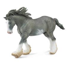 Clydesdale Stallion Black Sabino Roan