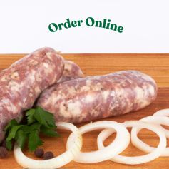 Beef with Caramelised Onion Sausages (pack of 6)