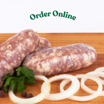 Beef with Caramelised Onion Sausages (pack of 6)