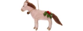 Horse with Holly and Bell