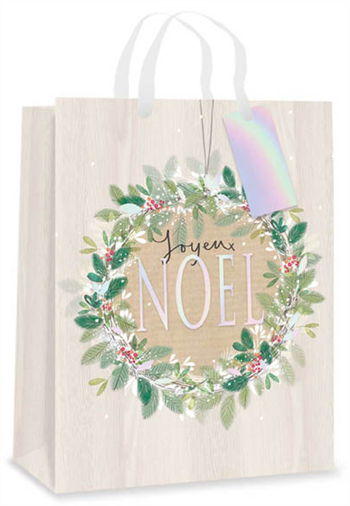 Noel Wreath Gift Bag