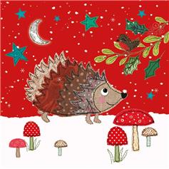 Christmas Hedgehog (Pack of 10)