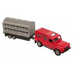 4x4 Livestock Trailer - red