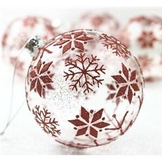 Red Glitter Snowflake