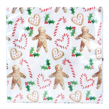 Gingerbread Man Paper Napkins