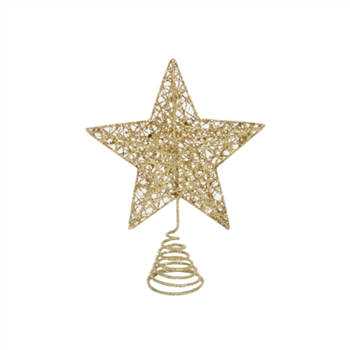 Star Tree Topper, gold/small