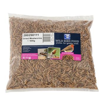 Dried Mealworms - 500g