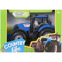 Country Life Tractor - large, blue