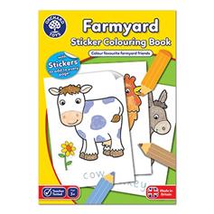 Sticker Colouring Book - Farmyard