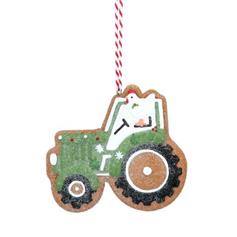 Gingerbread Tractor - Green