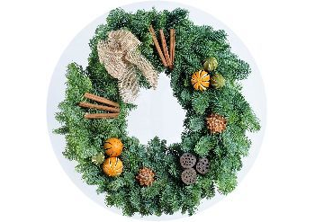 Christmas Cracker Wreath - 8"