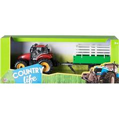 Country Life - Tractor & Hay Trailer
