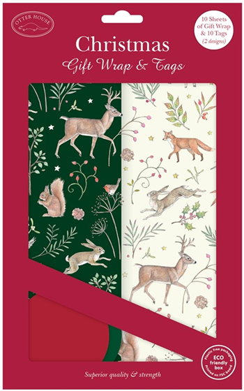 Forest & Foliage Christmas Wrap & Tags