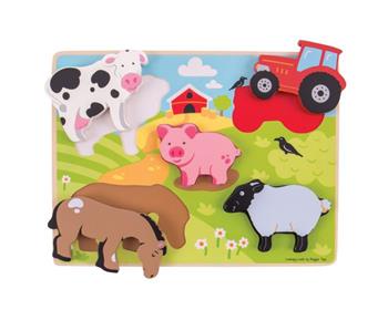 Chunky Lift Out Farm Puzzle