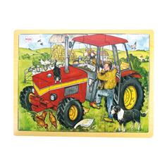 Tractor - puzzle tray, 24-pcs