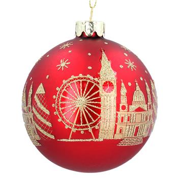 London Scene - Red & Gold