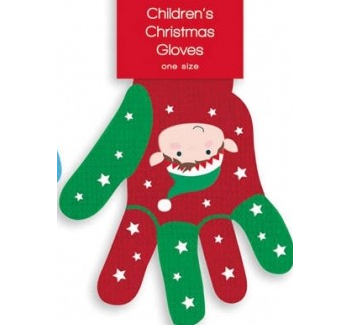 Children's Christmas Gloves - Elf