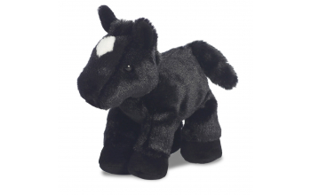 Mini Flopsie - Beau Black Horse, 8"