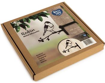 Metal Silhouette - Robin