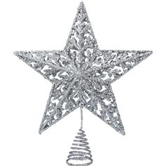 Star Tree Topper, silver/large