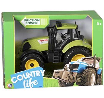 Country Life - Friction Power Tractor - green, medium