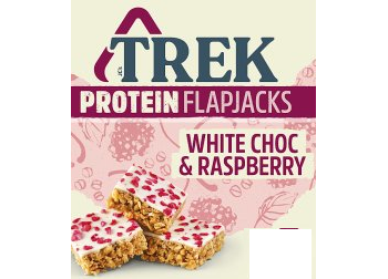 White Chocolate & Raspberry protein flapjack