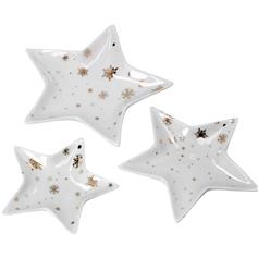 Star Trinket Plates, set of 3
