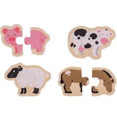 Two Piece Puzzles - Farm
