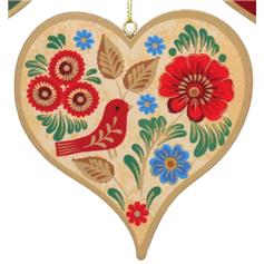 Folk Art Heart - Cream