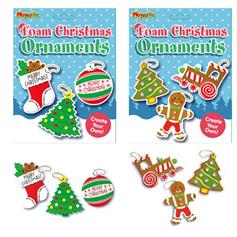 Make Your Own Christmas Foam Ornaments