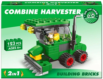 Building Bricks - Combine Harvester, 123 pcs