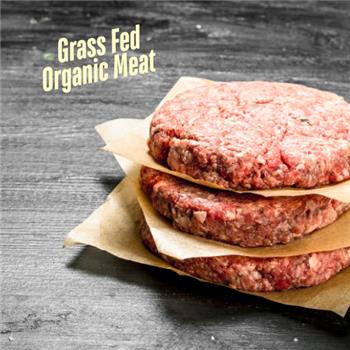 Farmer Gow's Beef with Horseradish Burgers (pack of 4)