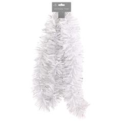 Chunky White & Silver Tinsel