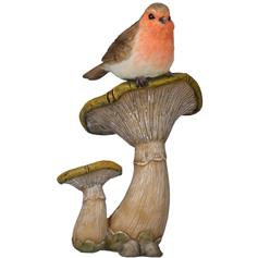 Robin on Toadstool