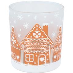 Gingerbread Men House, nite lite pot
