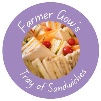 Food for adults - Tray of Sandwiches (birthday parties only) from £4.95