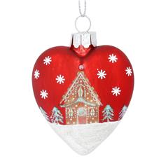Heart with Gingerbread House