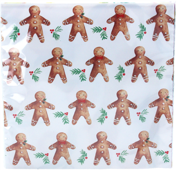 Gingerbread Men Paper Napkins