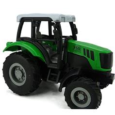 Pull Back tractor - green
