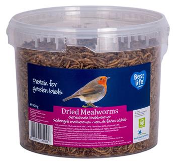 Dried Mealworms Bucket, 900g