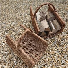 Wicker Basket, suitable for logs - cargo, medium