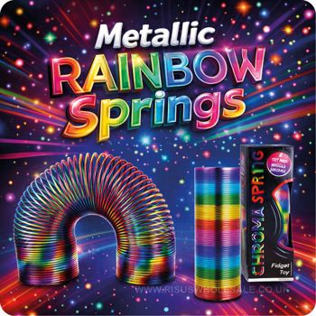 Large Metallic Rainbow Springs