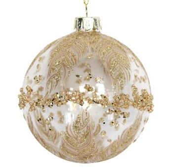 Gold Glitter Bands & Feathers